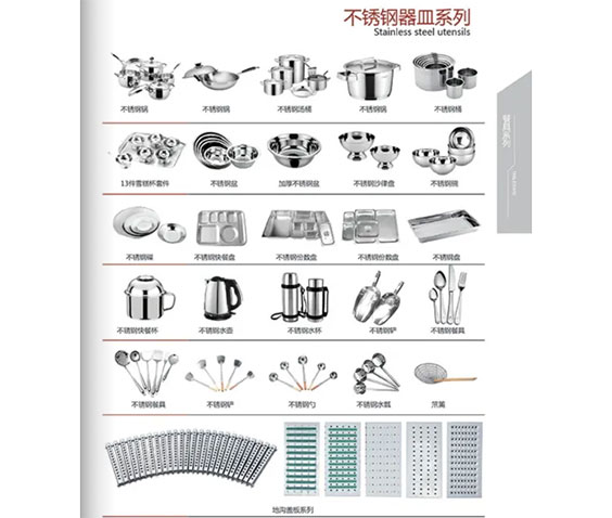 不（bú）鏽鋼器皿係列